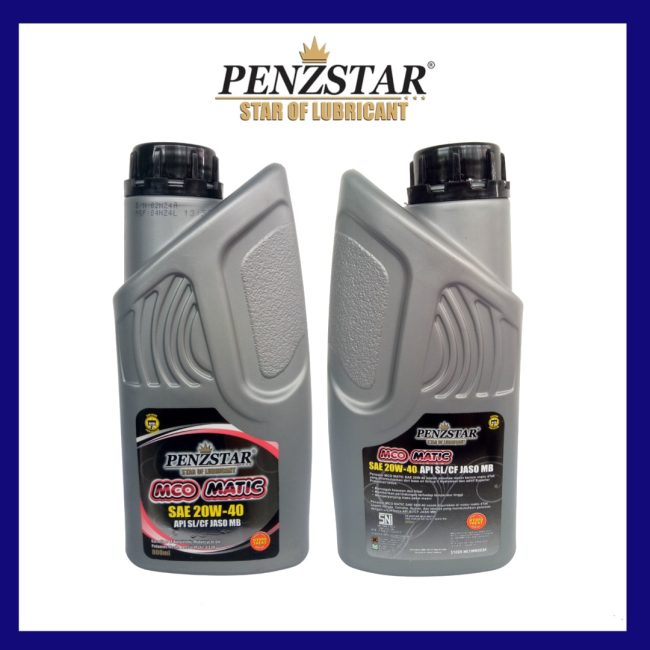 PENZSTAR MCO MATIC SAE 20W40 API SL-CF JASO MB