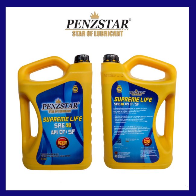 PENZSTAR SUPREME LIFE SAE 40 API CF-SF