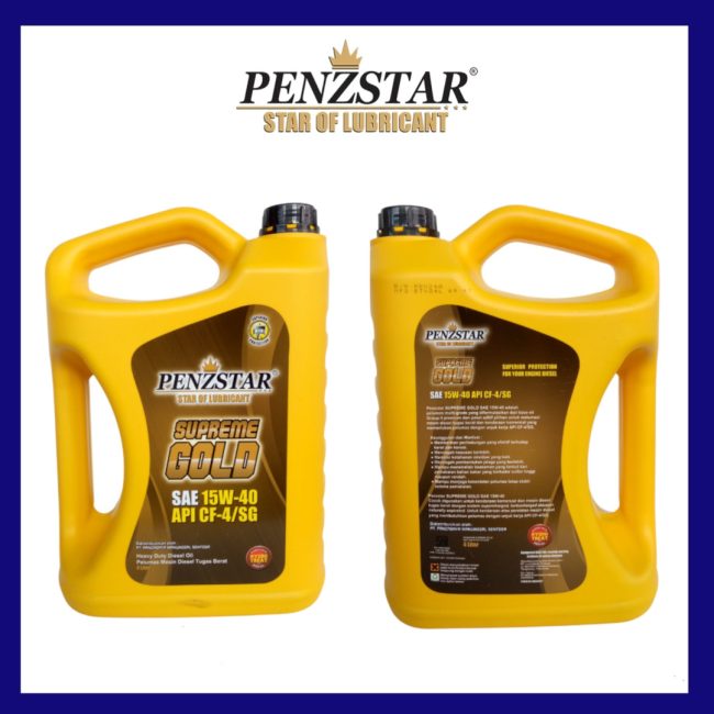 PENZSTAR SUPREME GOLD SAE 15W40 API CF4-SG